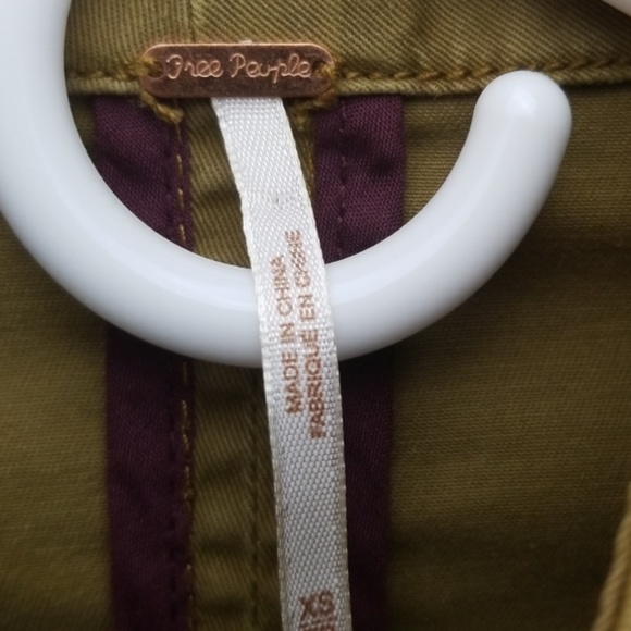 Free People Military Jacket SZ XS - Picture 3 of 7